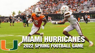 2022 Miami Hurricanes Spring Football Game [upl. by Pharaoh]