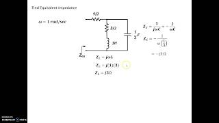 Example 2 Equivalent Impedance [upl. by Riki858]