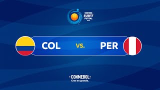 EN VIVO  COLOMBIA vs PERU  CONMEBOL FUTSAL SUB17 2024 [upl. by Zarger]