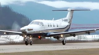 Pilatus PC12 CloseUp Takeoff [upl. by Ai298]