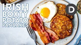 How to make Irish POTATO PANCAKES  Breakfast BOXTY 🍳 [upl. by Lrat]