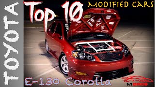 Top 10 Modified Toyota Corolla 9th Generation  E130  M Bros [upl. by Yggep106]