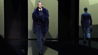 Giorgio Armani  2017 FallWinter Menswear Fashion Show [upl. by Dyun]