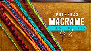 10 PULSERAS FÁCILES Y RÁPIDAS 💥» Ep 31  pulseras de hilo  friendship bracelets ● Curso de Macrame [upl. by Airetnohs424]