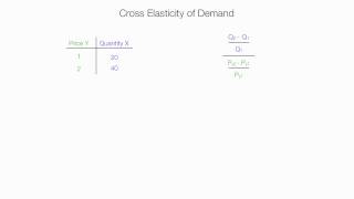 How to Calculate Cross Elasticity of Demand [upl. by Ahsatniuq337]