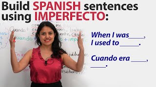 Learn Spanish Tenses Use IMPERFECTO to talk about your past [upl. by Lorelle373]