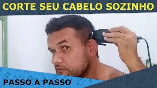 Como cortar o próprio cabelo sozinho DiY [upl. by Akilak573]