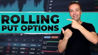 How to ROLL OVER PUT OPTIONS for a Living How to ROLL a DEEP IN THE MONEY PUT OPTION [upl. by Correna]