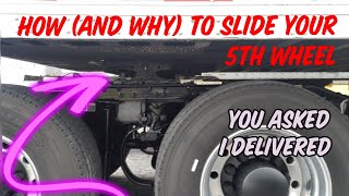 How to slide your 5th wheel and why You Asked I Delivered [upl. by Kean]