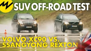 SUV offRoad Test  Volvo XC90 Vs Ssangyong Rexton  Motorvision [upl. by Attenol]