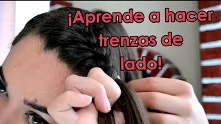 ¡Aprende a hacer trenzas de lado [upl. by Niarfe]