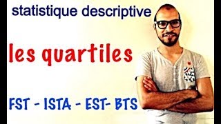 statistique descriptive 13  les quartiles [upl. by Oiratnom]