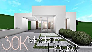 BLOXBURG 30K MODERN HOUSE  NOGAMEPASS [upl. by Demmer]