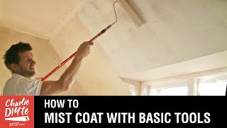 How to Mist Coat New Plaster [upl. by Andonis]