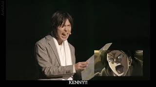 ENG SUB Hiroshi Kamiya voice acts and narrates Levi on Live stage  AOT Seiyuu live [upl. by Cassy]