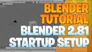 281 denoise startup setup and more  Blender Tutorial [upl. by Yanaj]