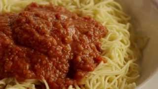 How to Make Quick Spaghetti Sauce  Pasta Recipes  Allrecipescom [upl. by Aidne]