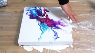 Acrylic pouring with HOUSEPAINT amp the NEW studio [upl. by Karlise]