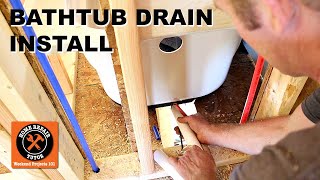 Bathtub Drain Kit Installation StepbyStep [upl. by Ikila333]