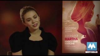 Elisabeth Olsen talks Twin Sisters amp Martha Marcy May Marlene [upl. by Rebe]