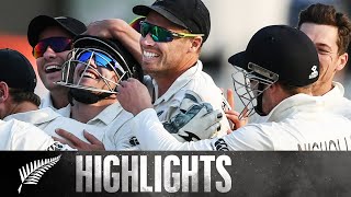 Santner Maiden Hundred Late Wickets  HIGHLIGHTS  1st Test Day 4  BLACKCAPS v England 2019 [upl. by Iretak]