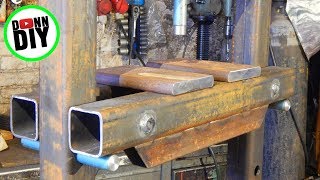 DIY 30 Ton Hydraulic Shop Press [upl. by Ylluz]