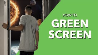 How to Green Screen 6 Easy Steps [upl. by Schoenfelder]