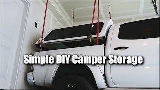 Simple DIY Camper Shell Storage [upl. by Hazeghi]