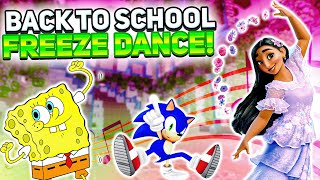 Back To School Freeze Dance  Brain Break Icebreaker  Just Dance  GoNoodle [upl. by Leduar]