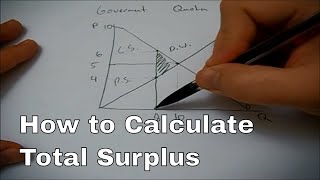 How to calculate total surplus [upl. by Oakley]