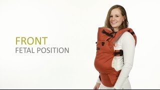 JJ Cole Agility Baby Carrier  How to use all positions [upl. by Ingalls]