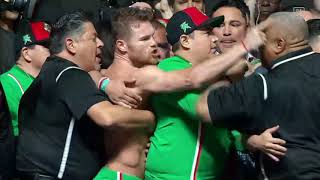 Pesaje Oficial Canelo Alvarez 1595 vs Daniel Jacobs 160 libras [upl. by Fosque473]