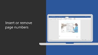 How to insert or remove page numbers in Microsoft Word [upl. by Adnopoz]