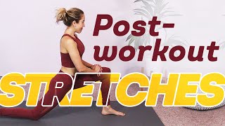 Post Workout Stretches for Lower Body and Pelvic Floor [upl. by Drucilla]