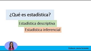 Estadística descriptiva e inferencial [upl. by Barb277]