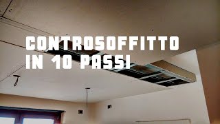 10 passi per installare un controsoffitto in cartongesso [upl. by Llesirg]