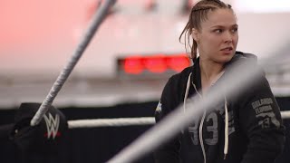 Ronda Rousey trains for four hours straight at WWEs Performance Center [upl. by Michaeu]