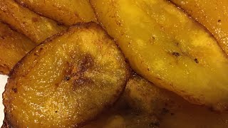 How to make Fried Sweet Plantains  Platanos Maduros  Authentic Puerto Rican Fried Plantains [upl. by Shel216]