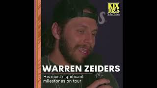 Warren Zeiders  Tour Milestones [upl. by Weinrich]