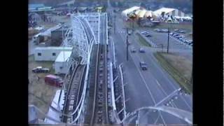 Puyallup Fair Roller Coaster Front Seat POV OnRide Western Washington Fair 1996 [upl. by Horatius775]