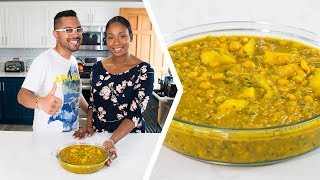 How To Make Curry Channa amp Aloo  Foodie Nation [upl. by Grigson836]