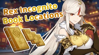 Genshin Impact  Rex Incognito All Book Locations [upl. by Pleione269]