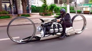 TMC DUMONT  Motorcycle with an Airplane Engine [upl. by Dewain]