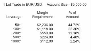 Understanding Forex Leverage Margin Requirements amp Trade Size [upl. by Sathrum679]