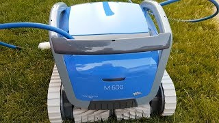 Maytronics Dolphin M600 Robotic Pool Cleaner Review [upl. by Yennor143]