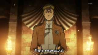 Shingeki no Kyojin Episode 16 Joining Survey Corps [upl. by Shlomo]