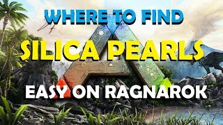 Ark  Survival Evolved  Where to find silica pearls easy on Ragnarok [upl. by Ardnued]