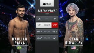 UFC 269 O’Malley vs Paiva Full Fight Highlights [upl. by Moretta]