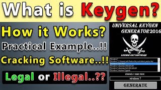 What is Keygen How It Works Practical Example  Cracking Software  Software Registration [upl. by Farrel993]