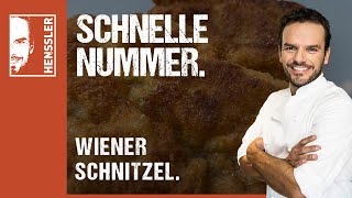 Schnelles Wiener SchnitzelRezept von Steffen Henssler [upl. by Onurb]